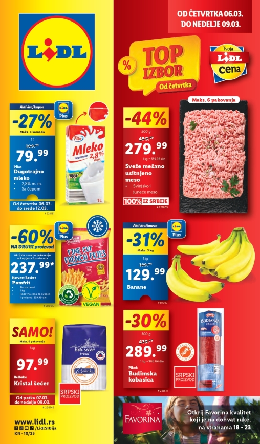 Lidl Katalog Prehrana Ustedite Rs