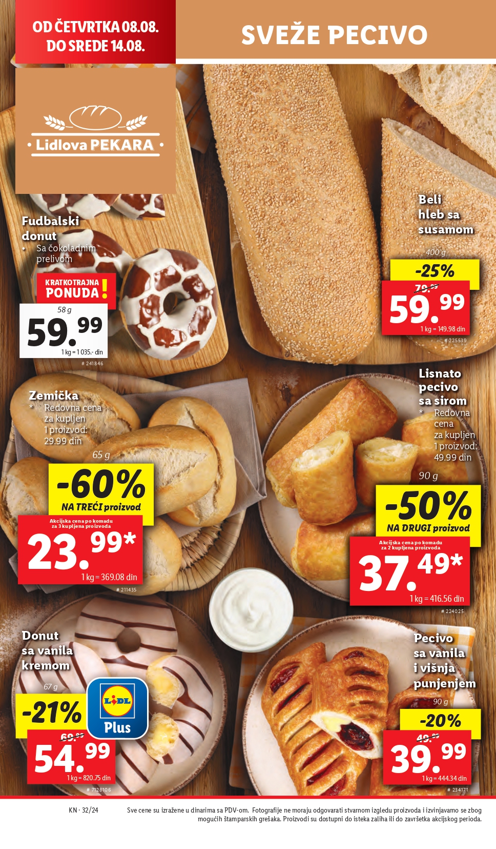 Lidl vikend akcija 8-11.8.2024.