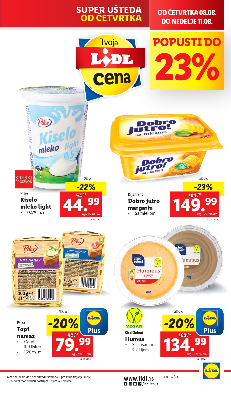 Lidl vikend akcija 8-11.8.2024.