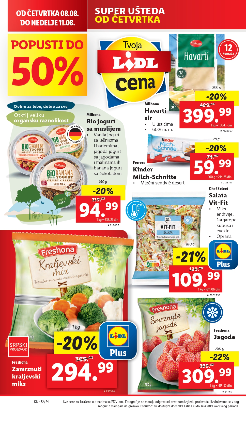Lidl vikend akcija 8-11.8.2024.