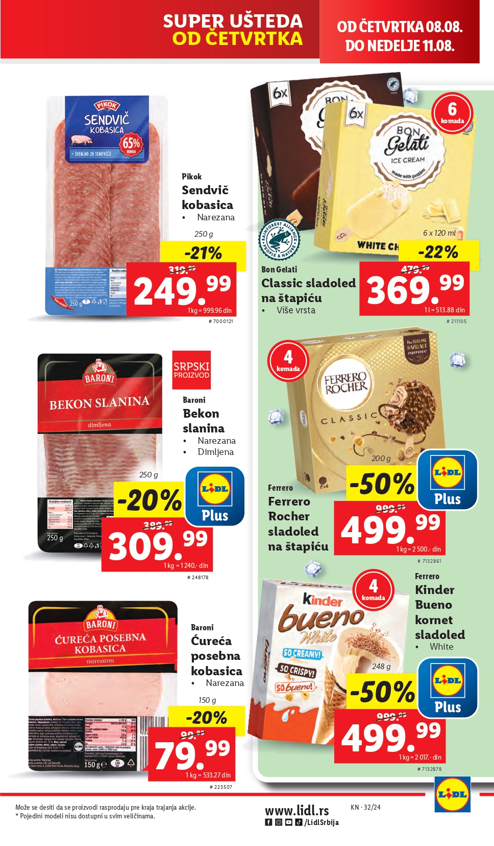 Lidl vikend akcija 8-11.8.2024.