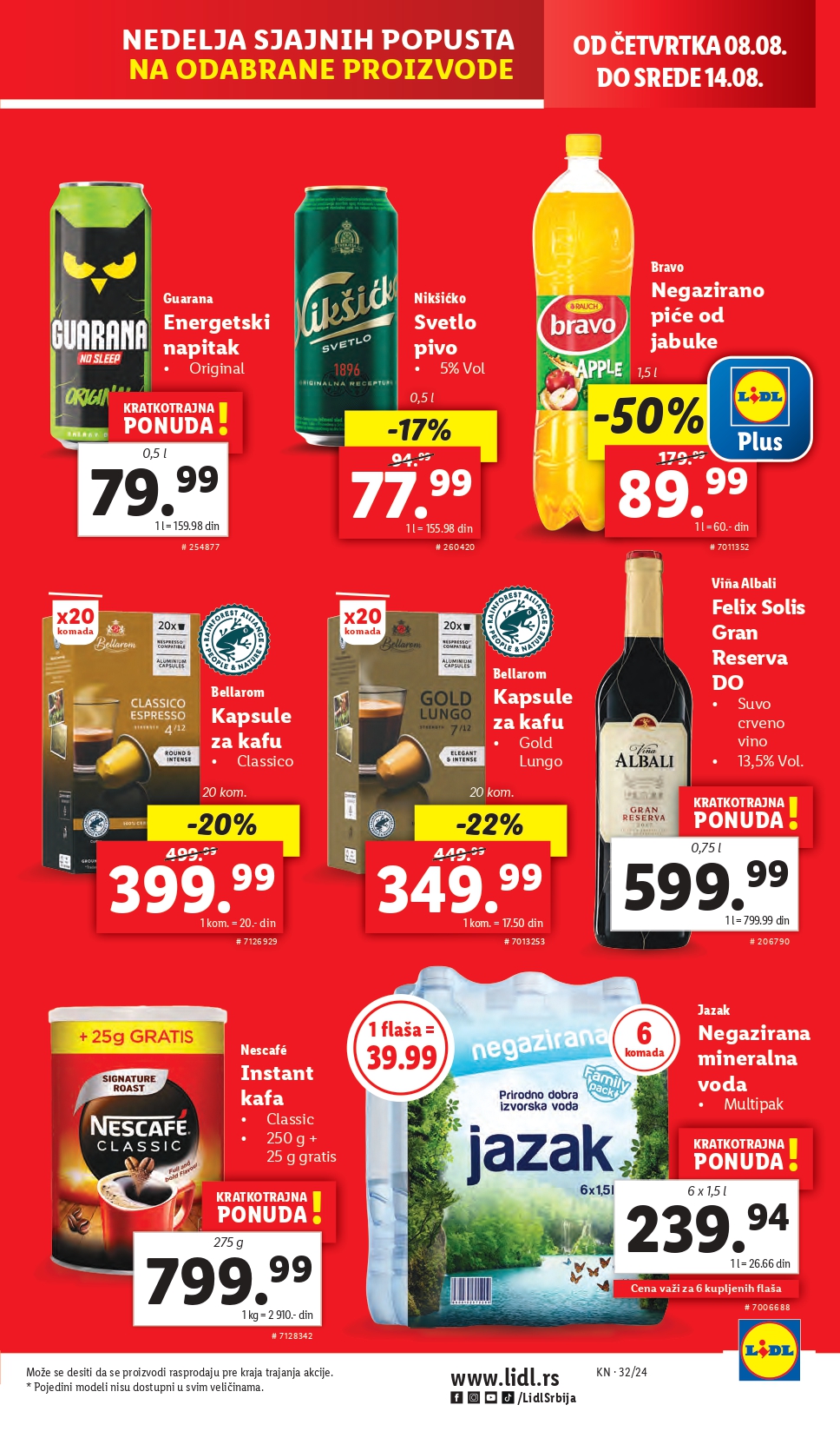 Lidl vikend akcija 8-11.8.2024.