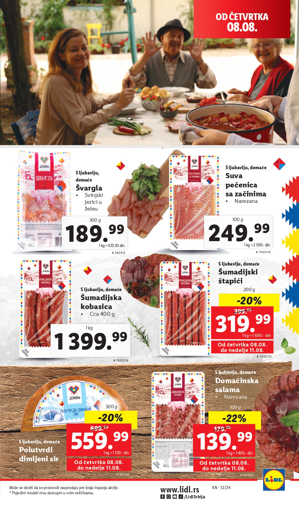 Lidl vikend akcija 8-11.8.2024.