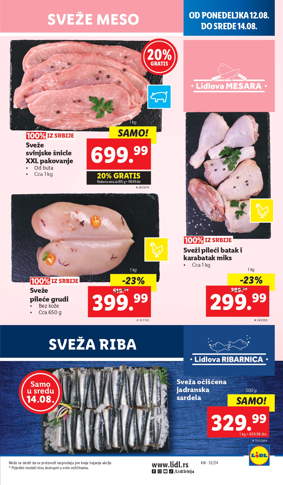 Lidl vikend akcija 8-11.8.2024.