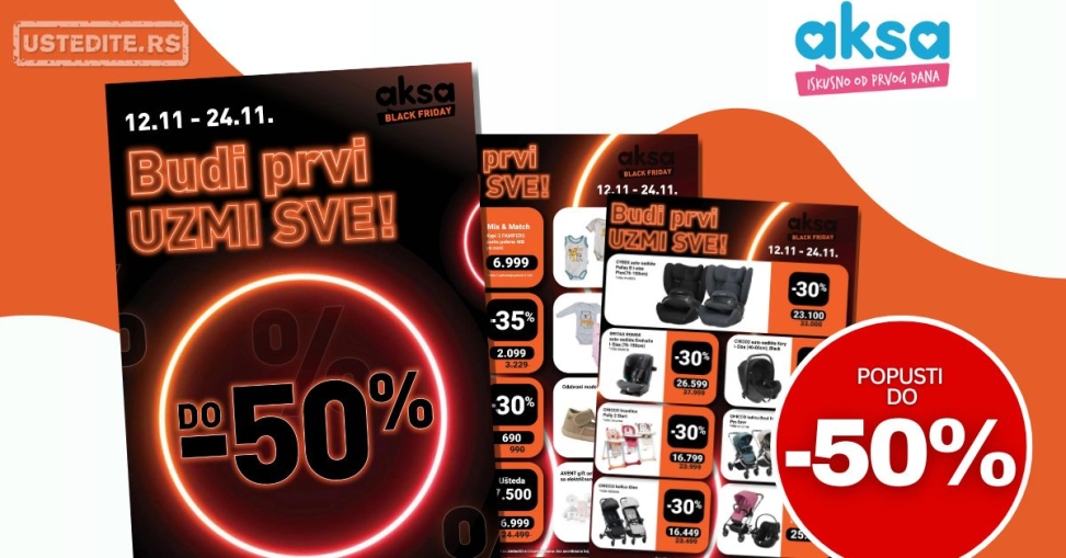 Aksa BLACK FRIDAY 12-24.11.2024.
