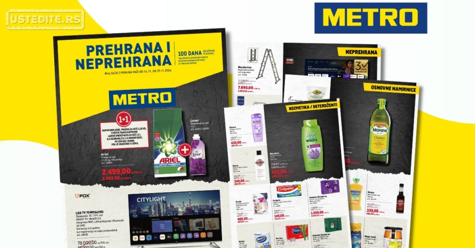 Metro katalog PREHRANA/NEPREHRANA 14-27.11.2024.