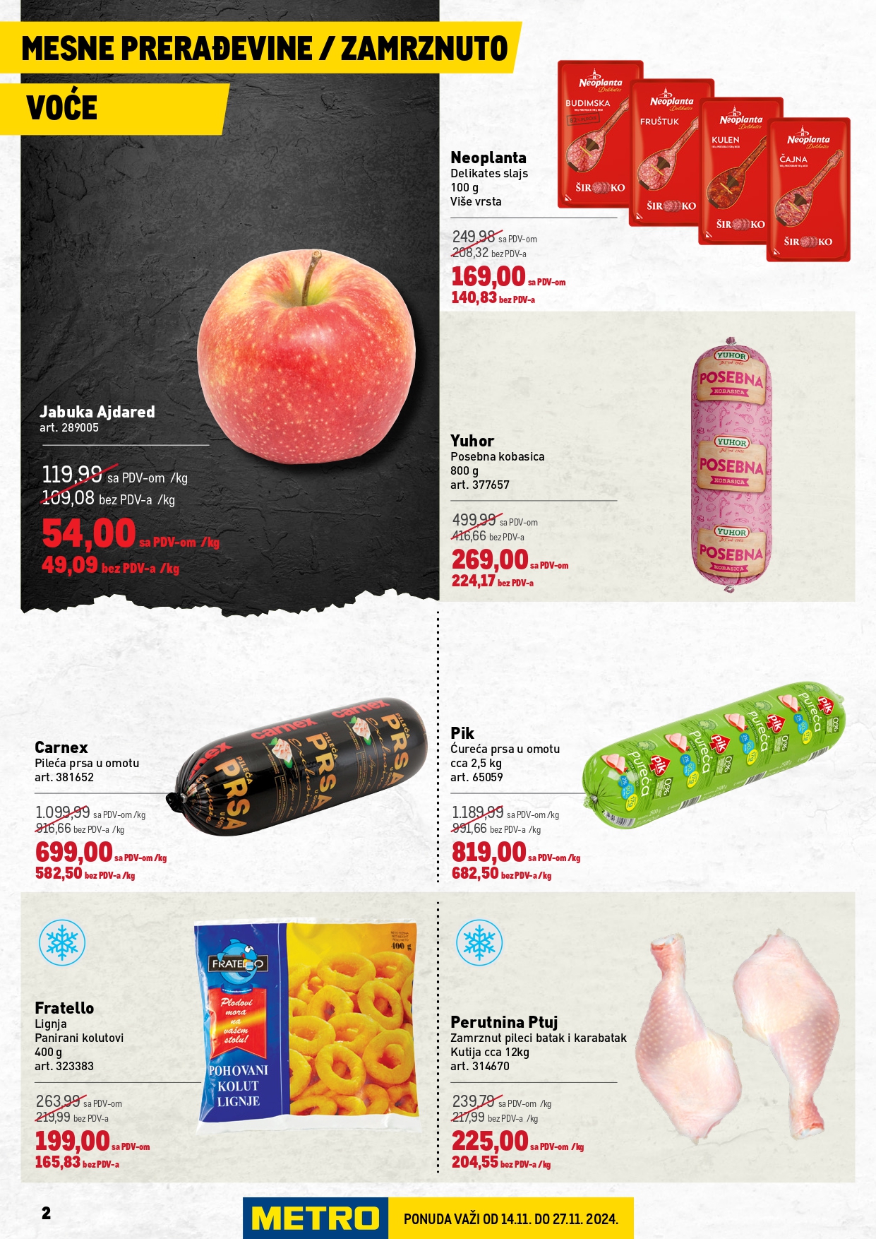 Metro katalog PREHRANA/NEPREHRANA 14-27.11.2024.