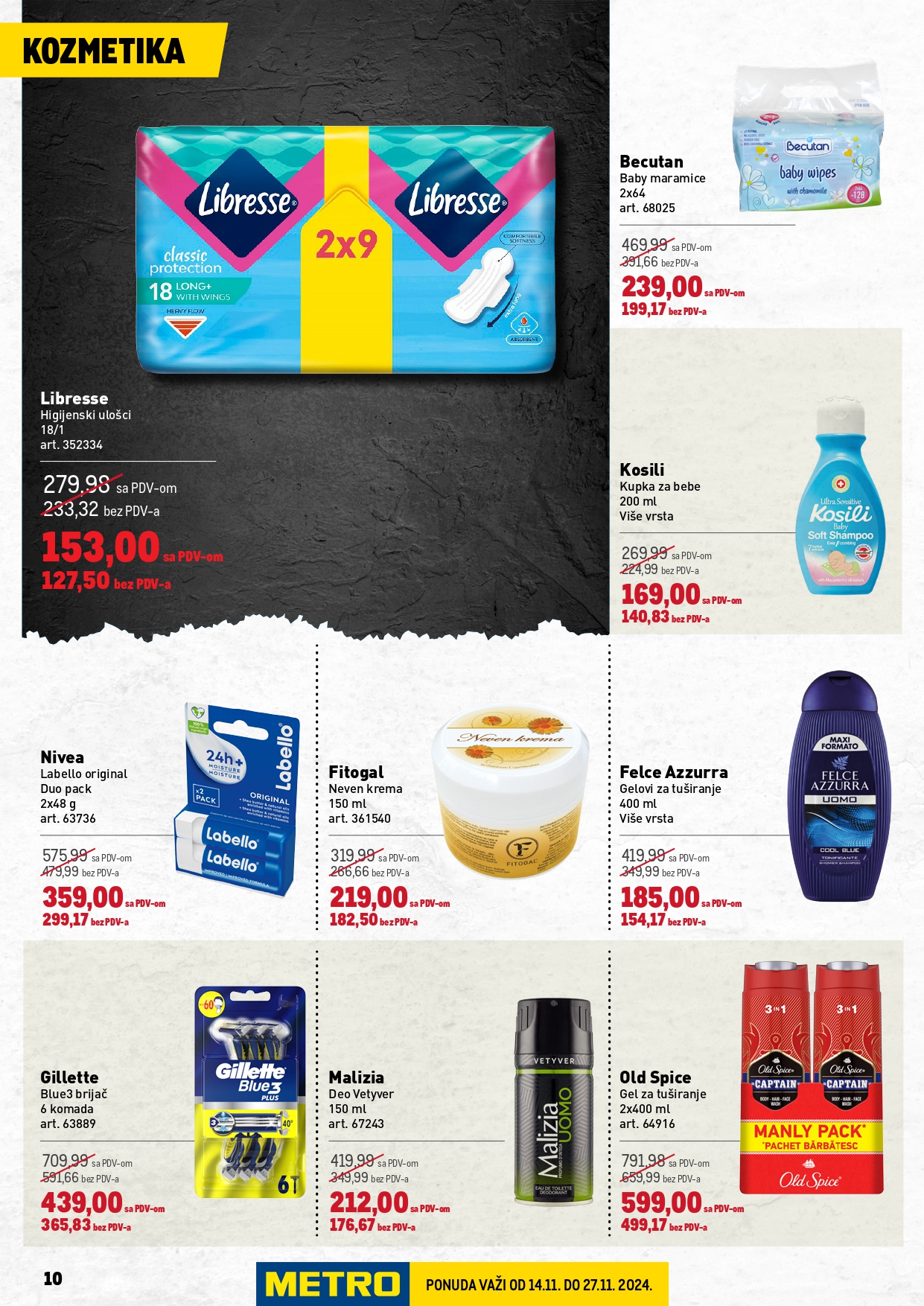 Metro katalog PREHRANA/NEPREHRANA 14-27.11.2024.
