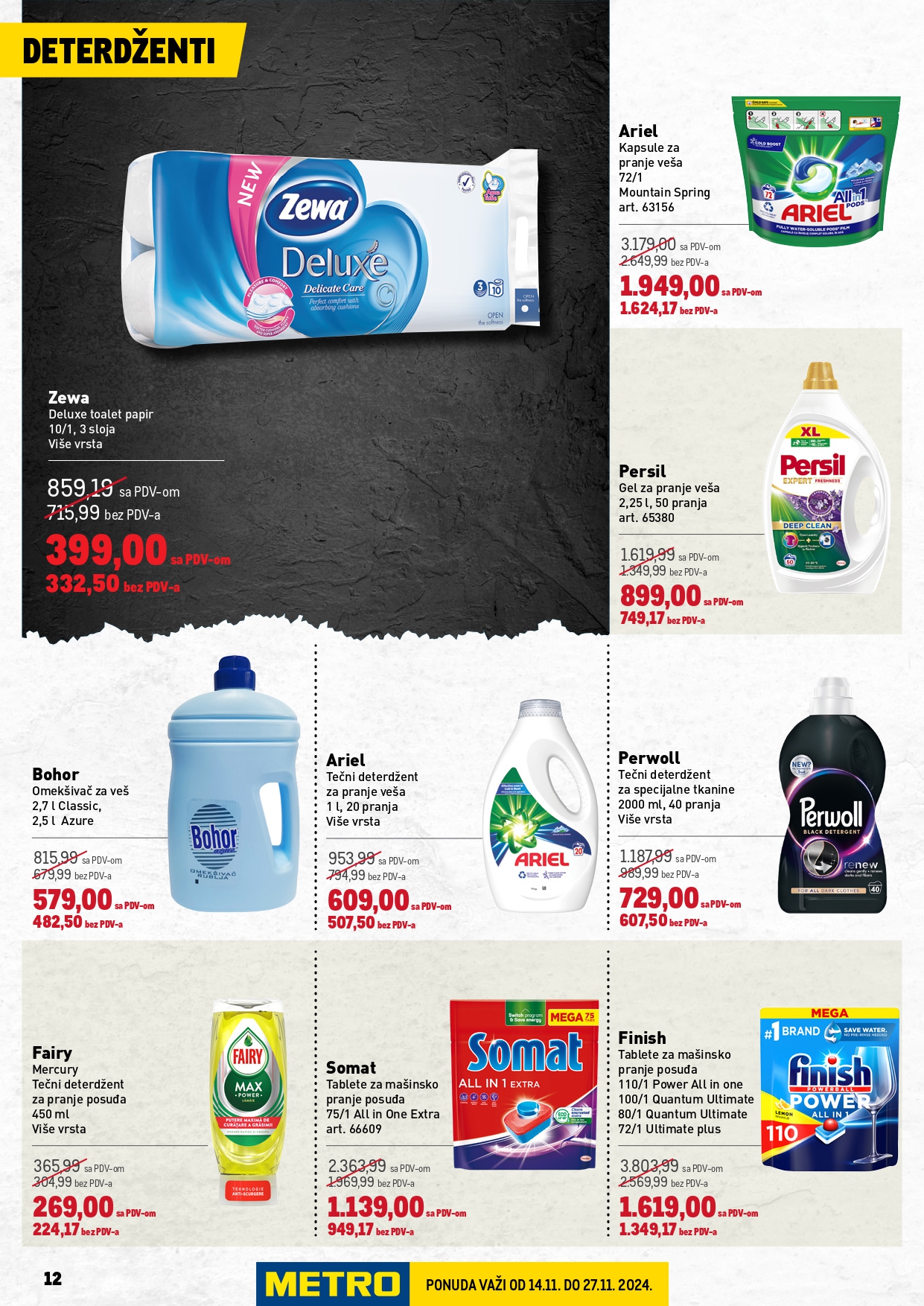 Metro katalog PREHRANA/NEPREHRANA 14-27.11.2024.