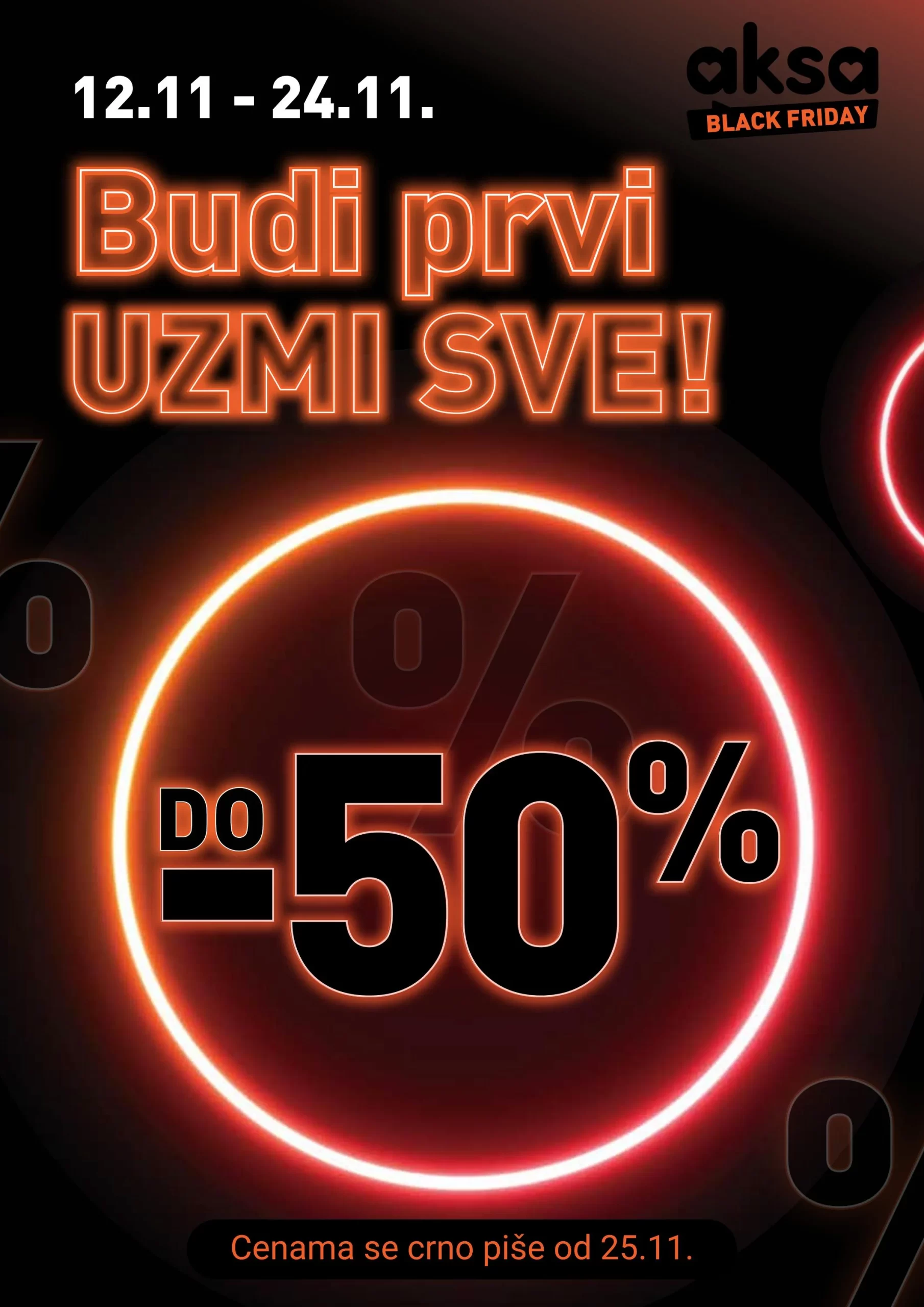 Aksa BLACK FRIDAY 12-24.11.2024.