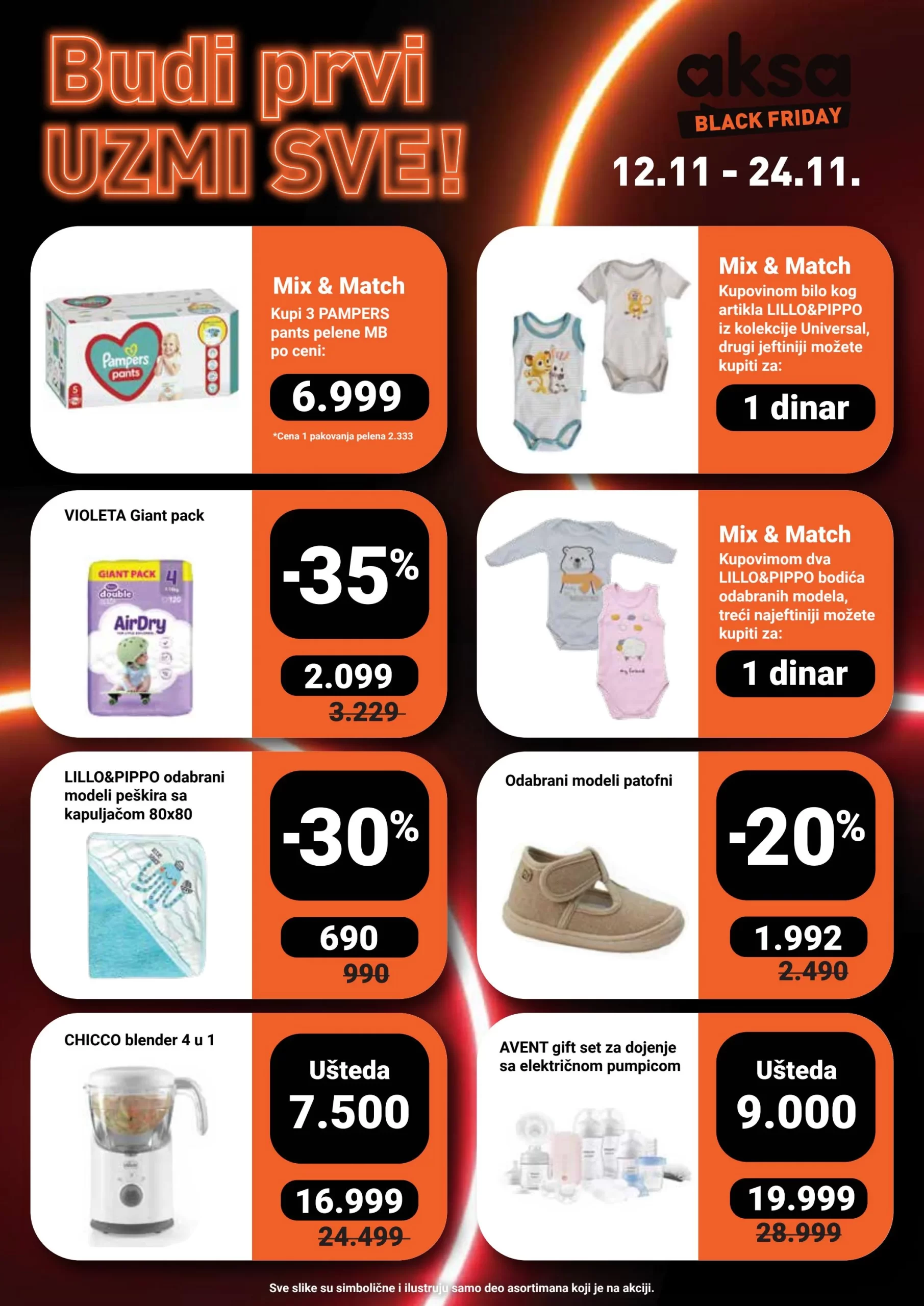 Aksa BLACK FRIDAY 12-24.11.2024.
