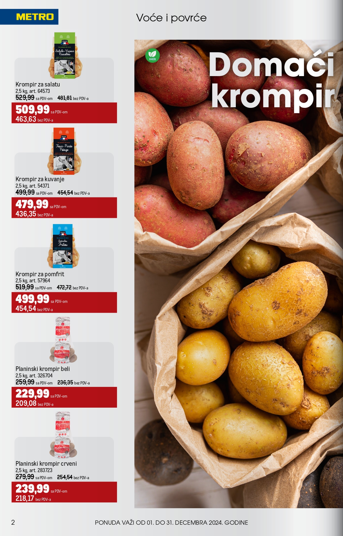 Metro katalog UGOSTITELJI 1-31.12.2024.
