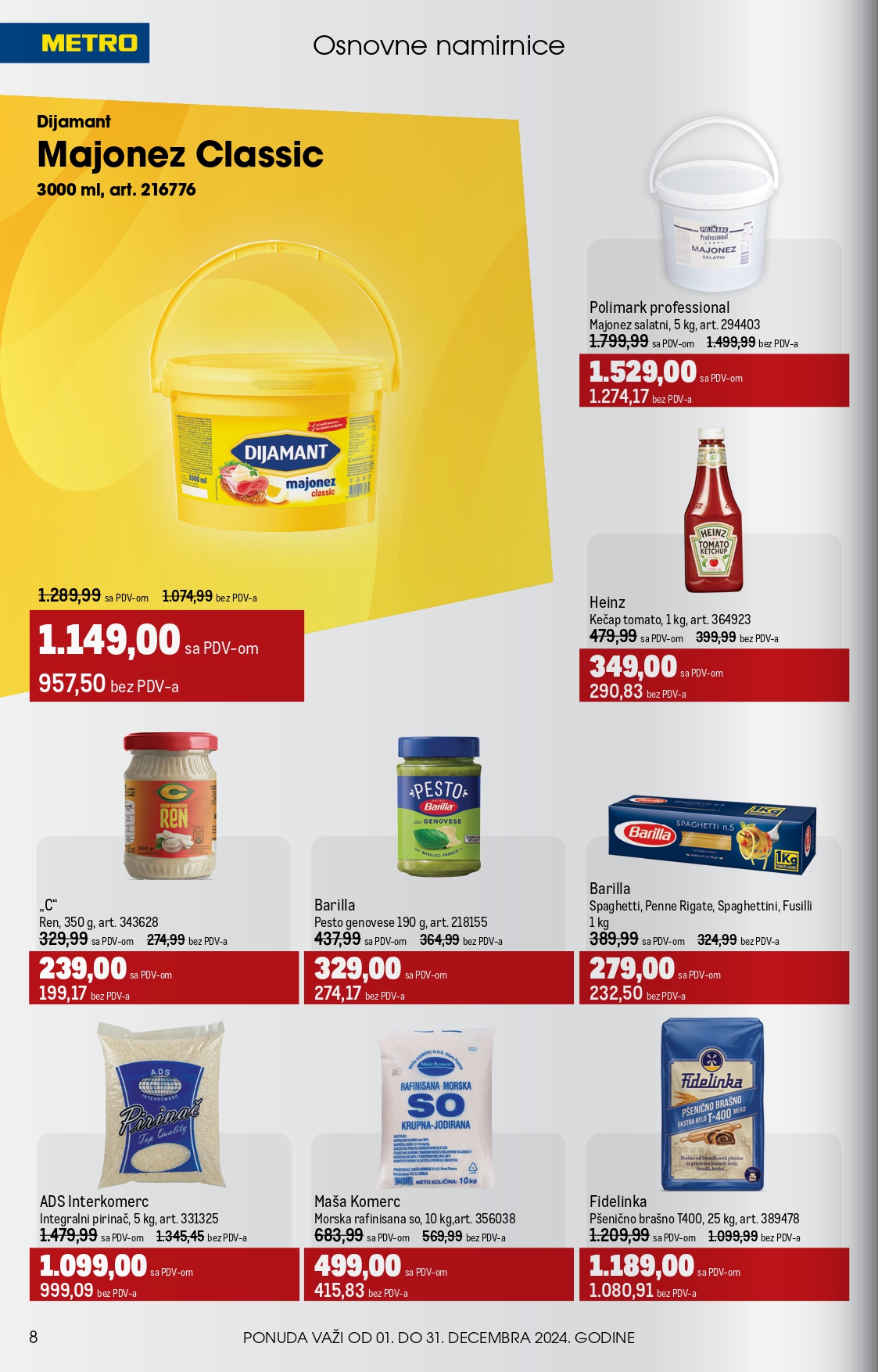 Metro katalog UGOSTITELJI 1-31.12.2024.