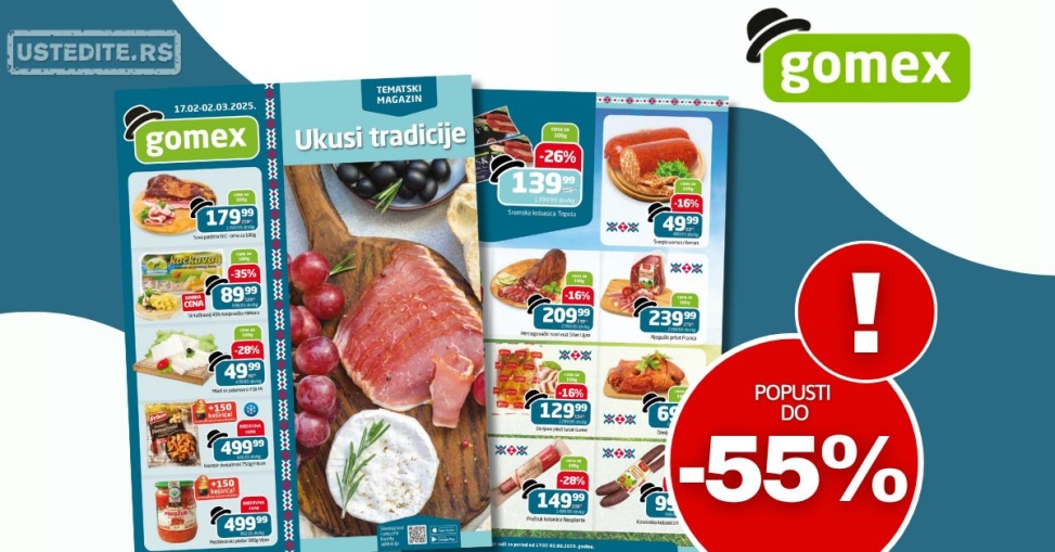 Gomex katalog TEMA MESECA 17.2-2.3.2025.