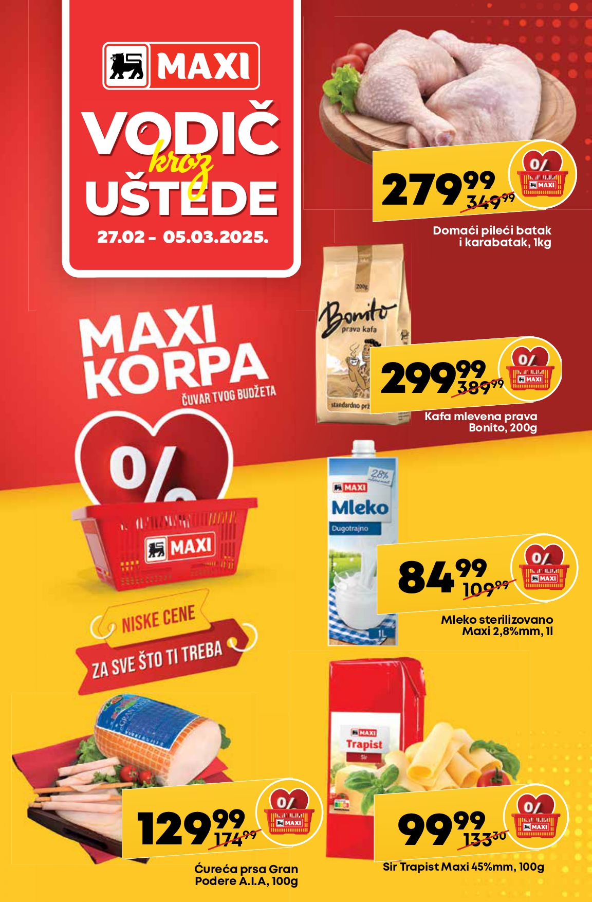 Mega Maxi katalog VODIČ KROZ UŠTEDE 27.2-5.3.2025.