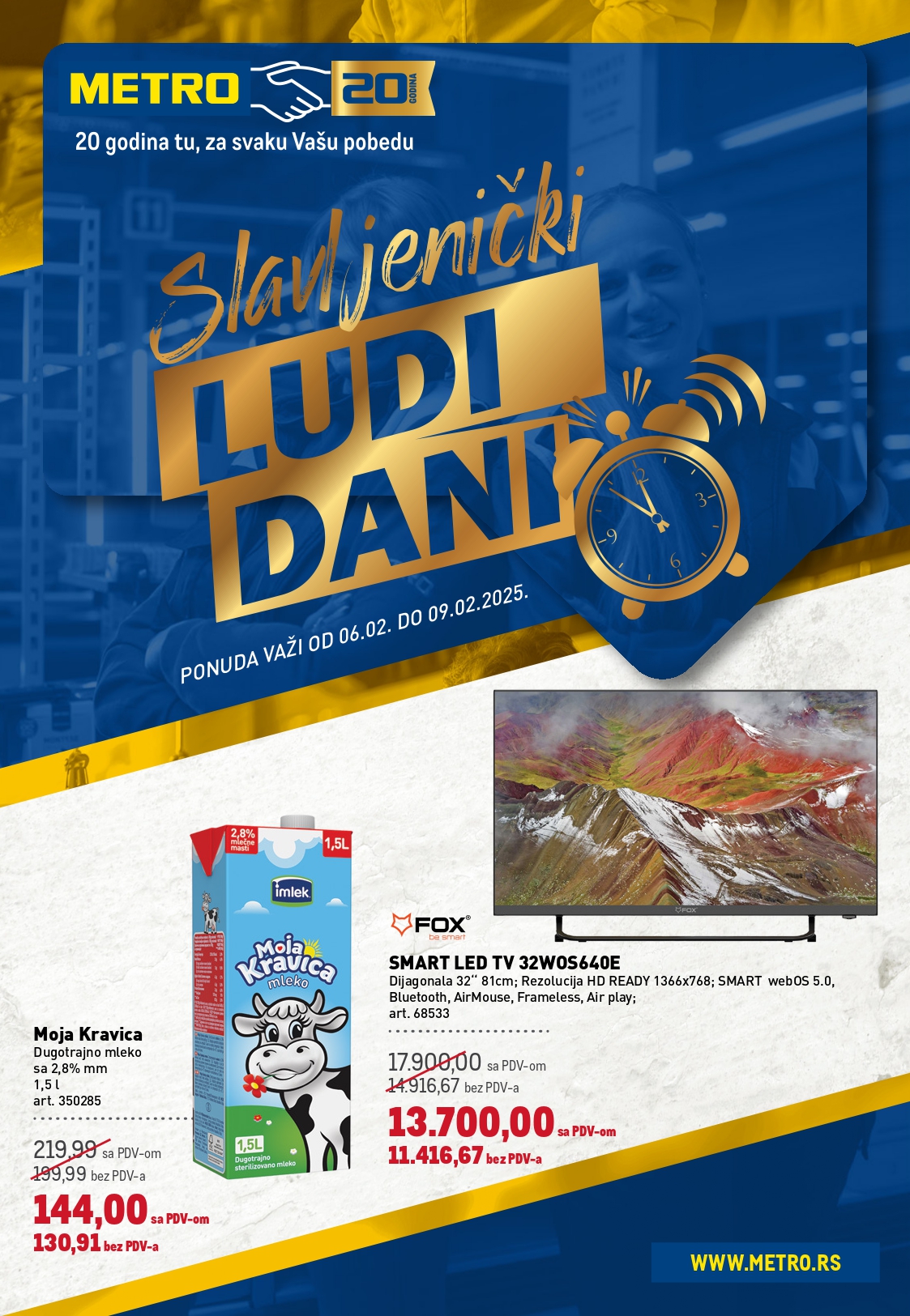 Metro katalog SLAVLJENIČKI DANI 6-9.2.2025.