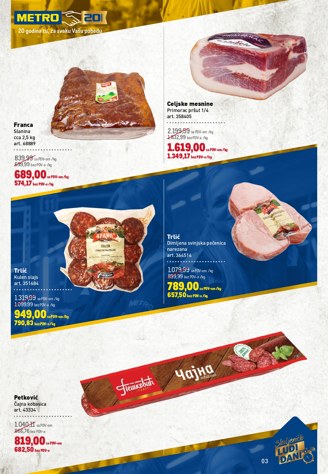 Metro katalog SLAVLJENIČKI DANI 6-9.2.2025.