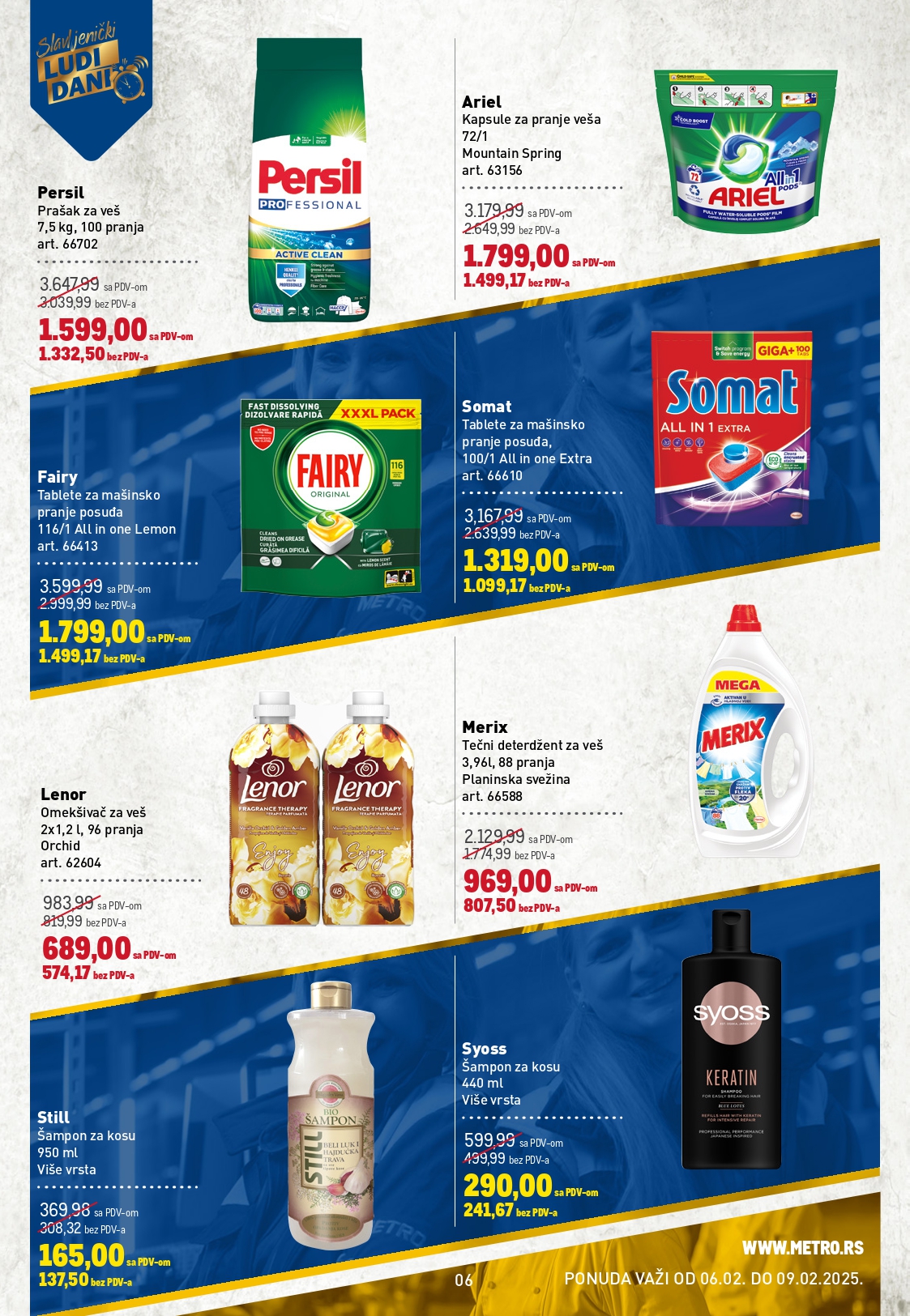 Metro katalog SLAVLJENIČKI DANI 6-9.2.2025.