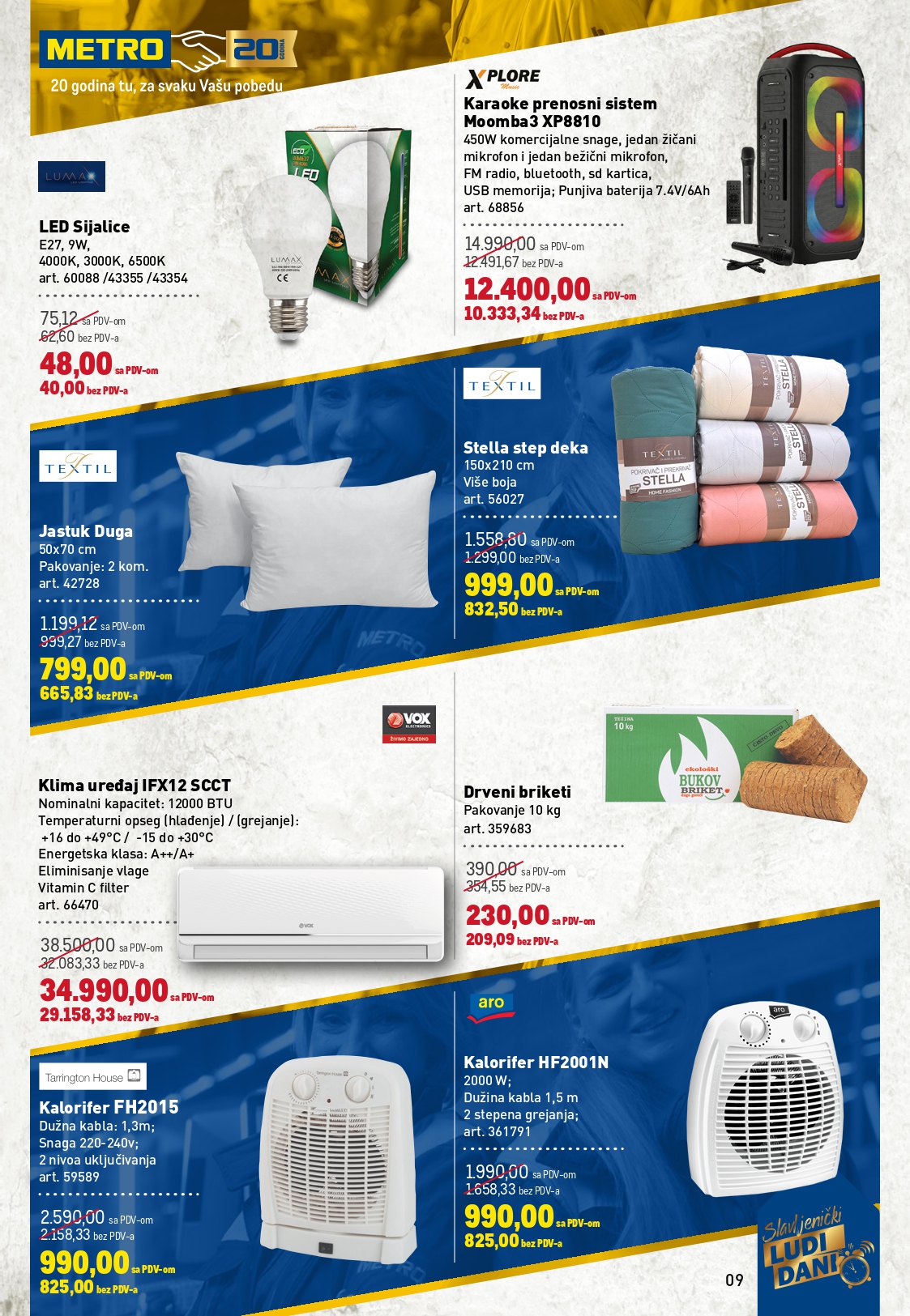 Metro katalog SLAVLJENIČKI DANI 6-9.2.2025.