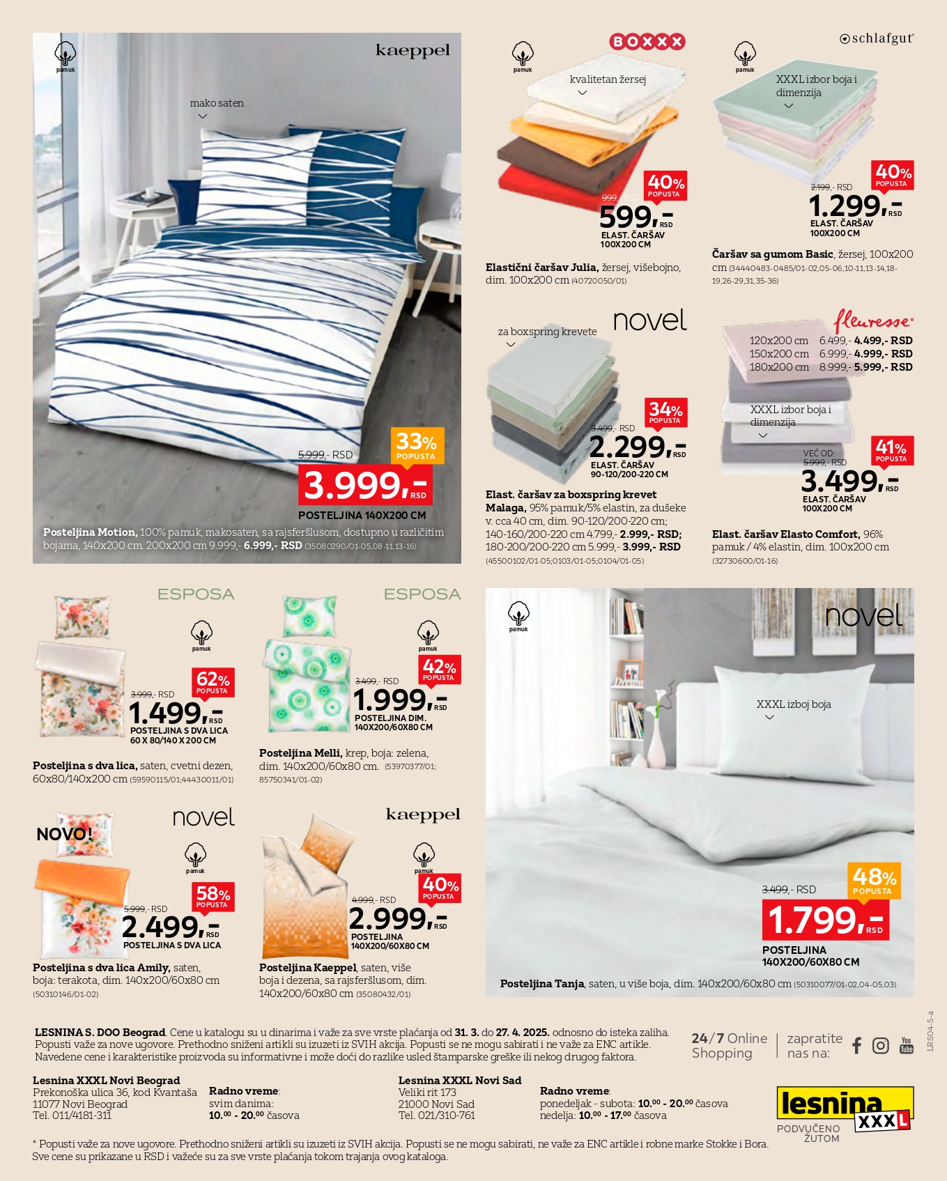 Lesnina XXXL katalog 31.3-27.4.2025.