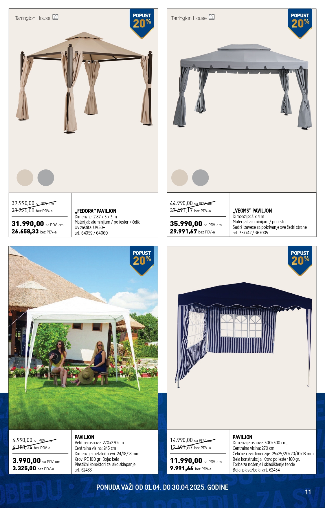 Metro katalog BAŠTENSKI NAMEŠTAJ 1-30.4.2025.