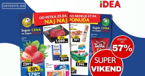 Idea VIKEND AKCIJA 25-27.4.2025.