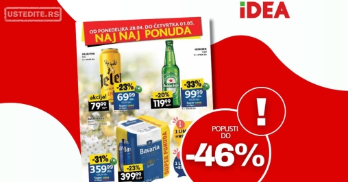 Idea NAJBOLJA PONUDA 28.4-1.5.2025.