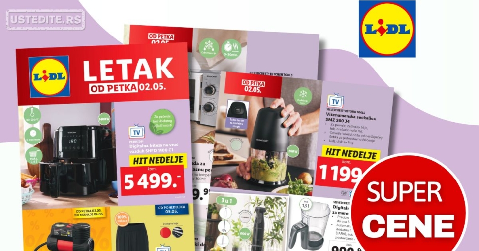 Lidl katalog NEPREHRANA 2-7.5.2025.