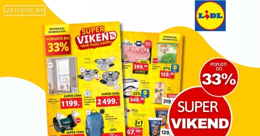 Lidl VIKEND AKCIJA 25-27.4.2025.