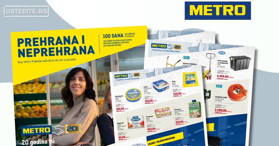 Metro katalog PREHRANA/NEPREHRANA 1-14.5.2025.