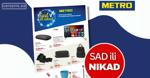 Metro katalog SAD ILI NIKAD 1-31.5.2025.