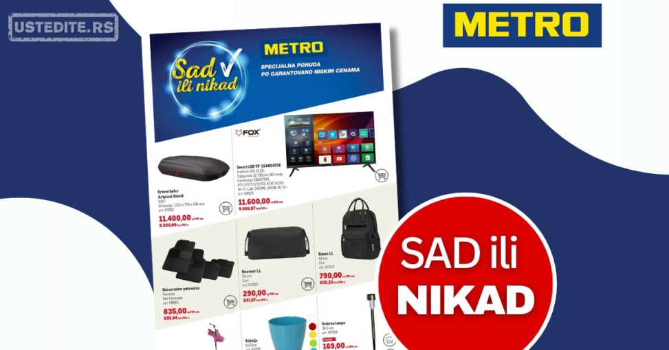 Metro katalog SAD ILI NIKAD 1-31.5.2025.