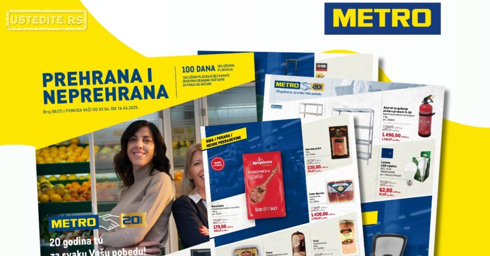 Metro katalog PREHRANA/NEPREHRANA 3-16.4.2025.
