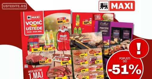 Mega Maxi katalog VODIČ KROZ UŠTEDE 24.4-7.5.2025.
