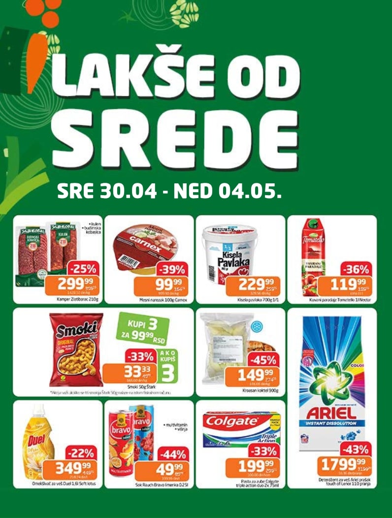 Gomex katalog LAKŠE OD SREDE 30.4-4.5.2025.