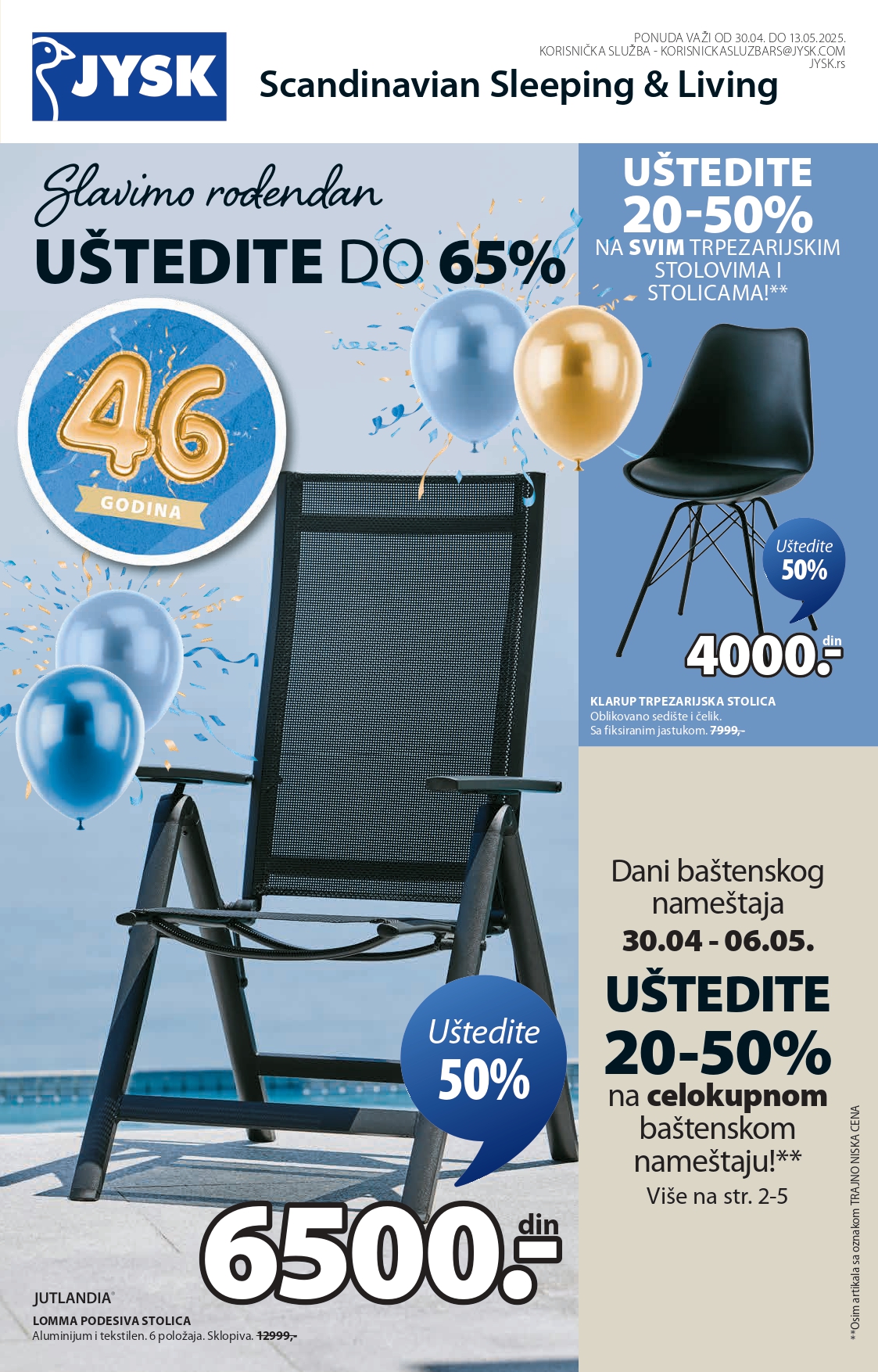 Jysk katalog 30.4-13.5.2025.