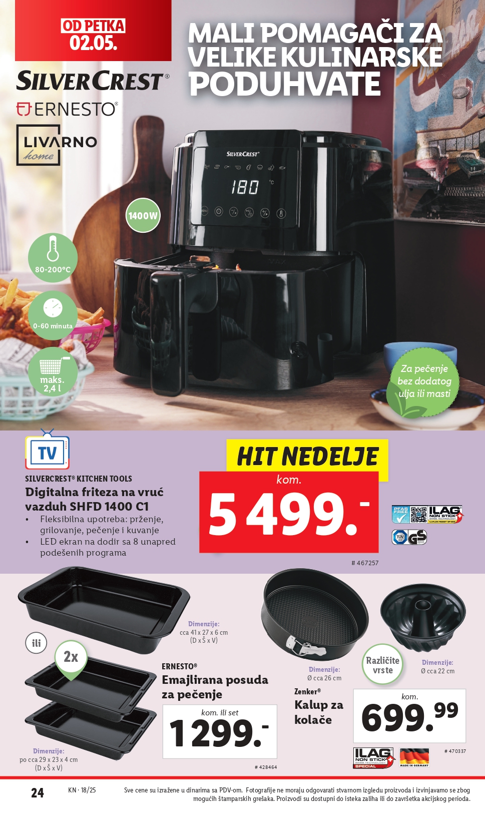 Lidl katalog NEPREHRANA 2-7.5.2025.