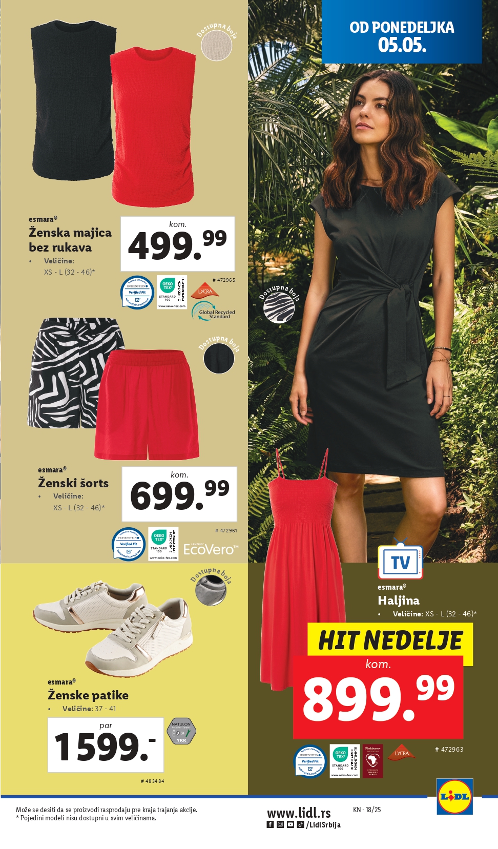 Lidl katalog NEPREHRANA 2-7.5.2025.