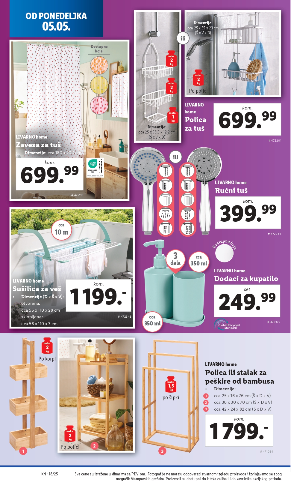 Lidl katalog NEPREHRANA 2-7.5.2025.