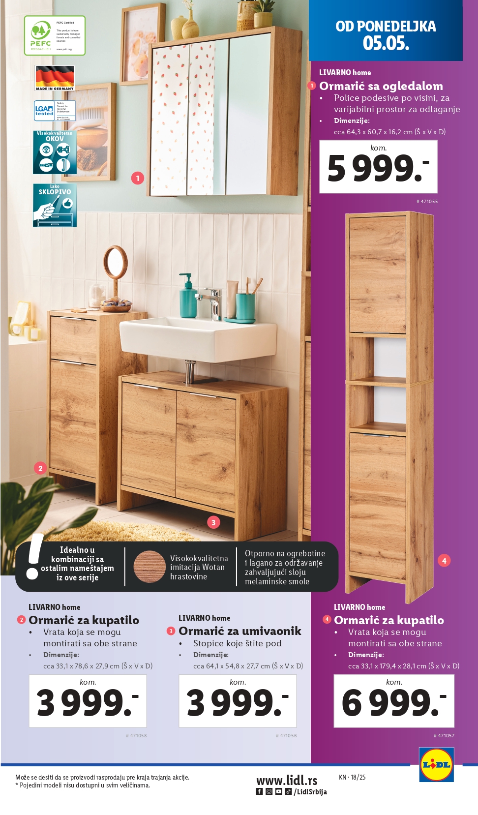 Lidl katalog NEPREHRANA 2-7.5.2025.