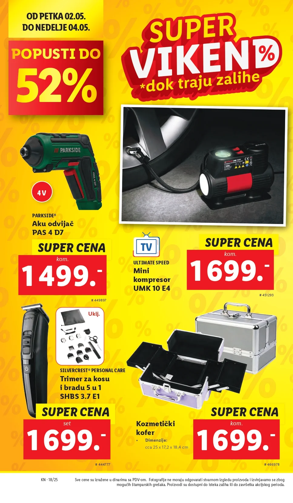 Lidl VIKEND AKCIJA 2-4.5.2025.