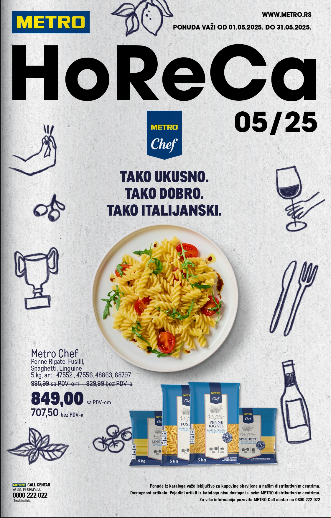 Metro katalog UGOSTITELJI 1-31.5.2025.