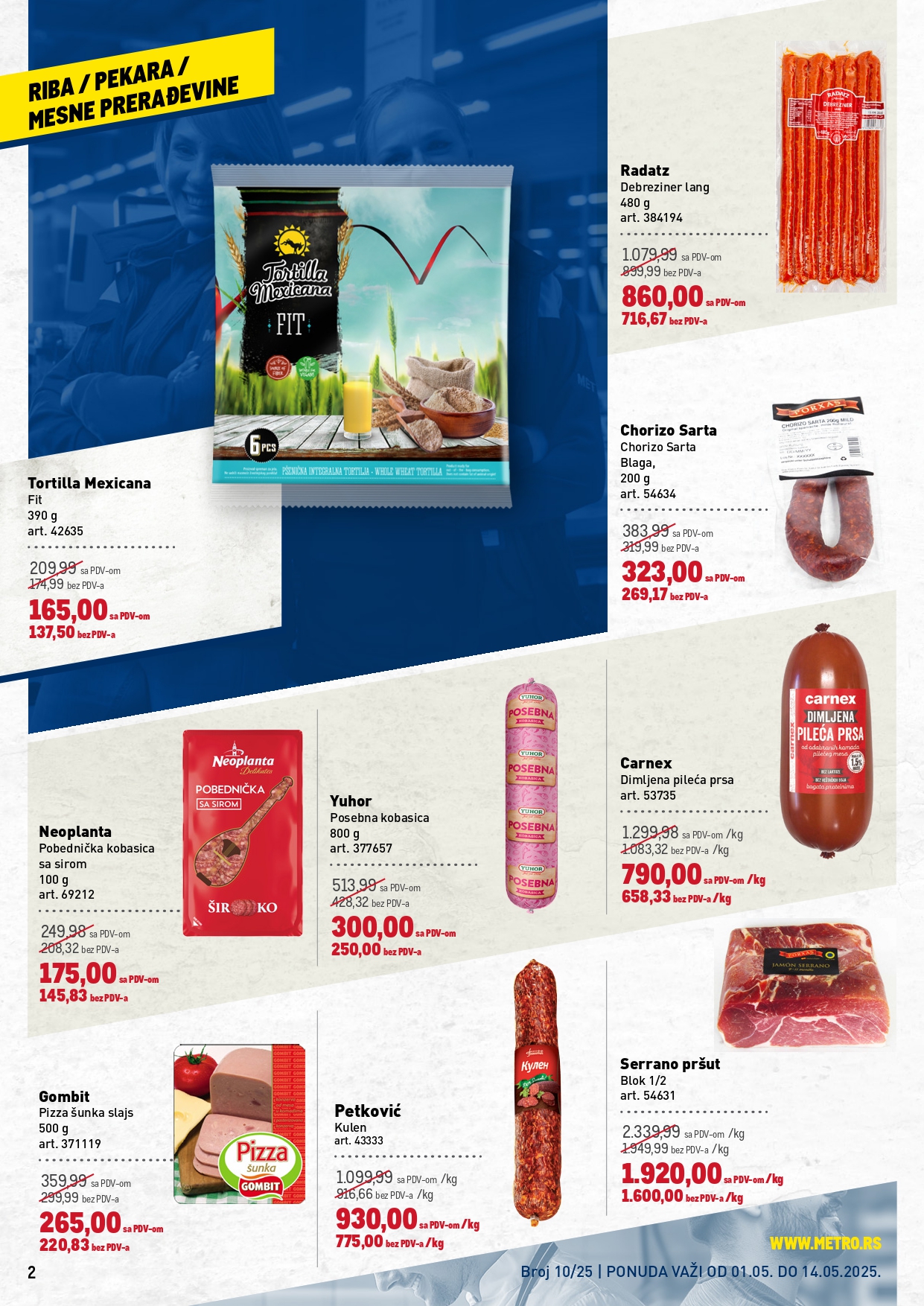 Metro katalog PREHRANA/NEPREHRANA 1-14.5.2025.