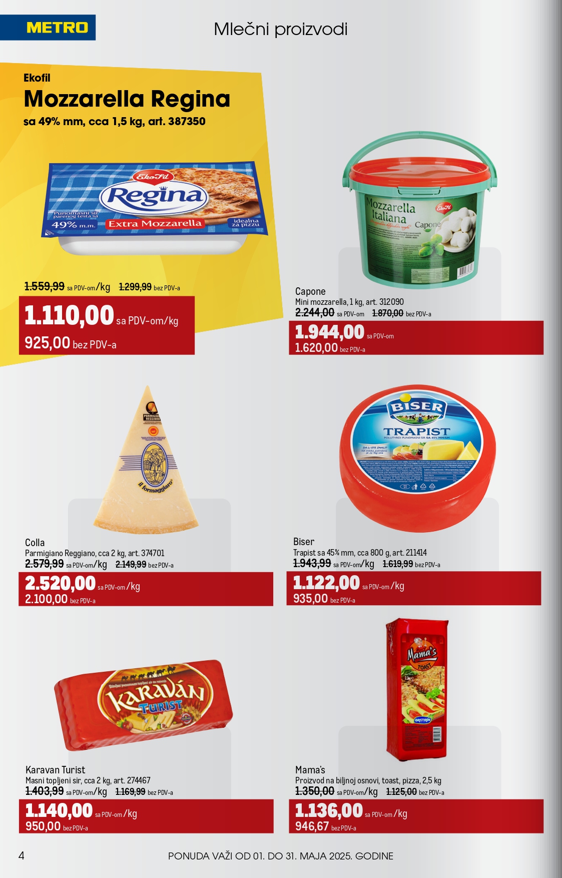Metro katalog UGOSTITELJI 1-31.5.2025.