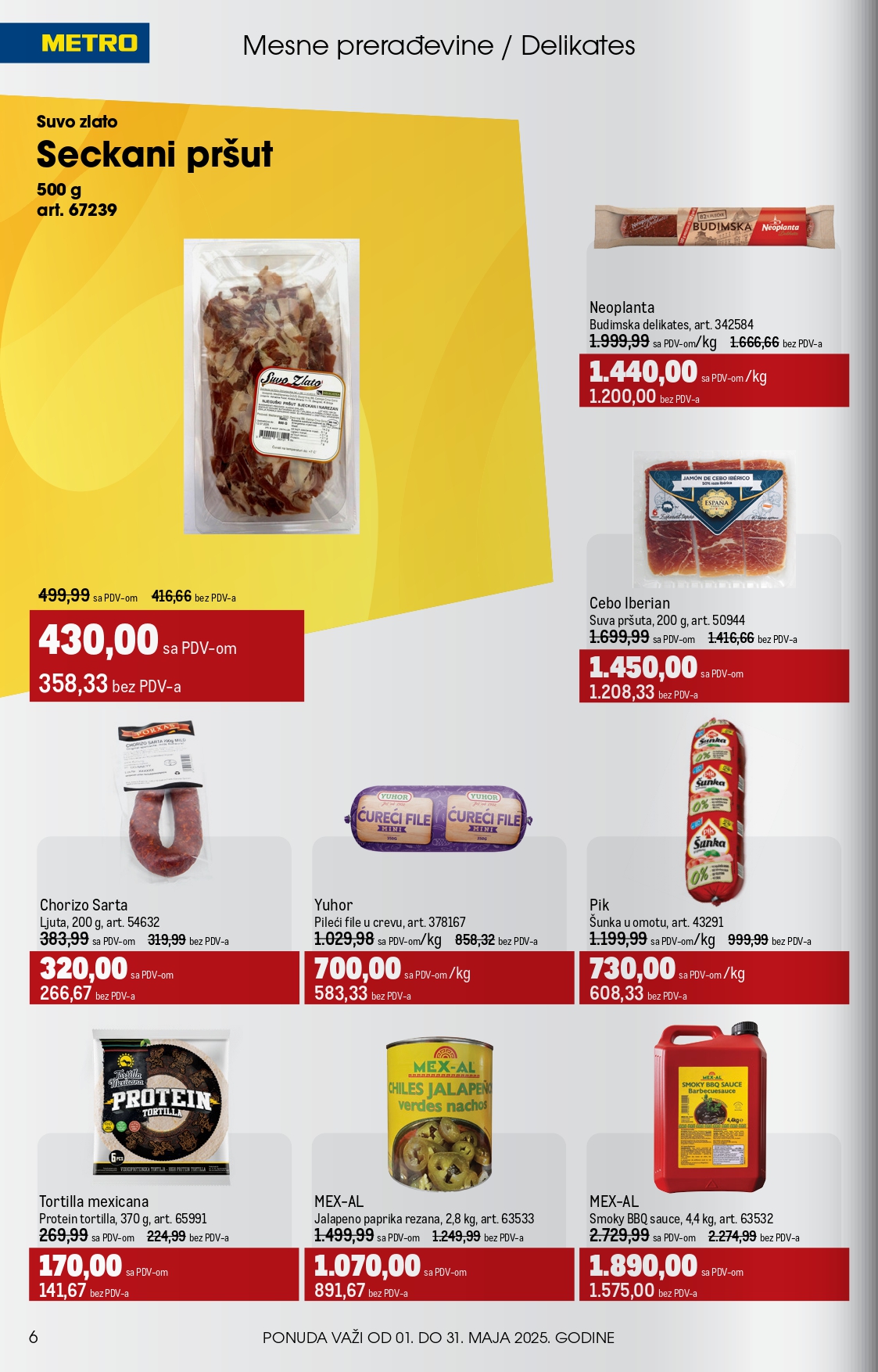 Metro katalog UGOSTITELJI 1-31.5.2025.
