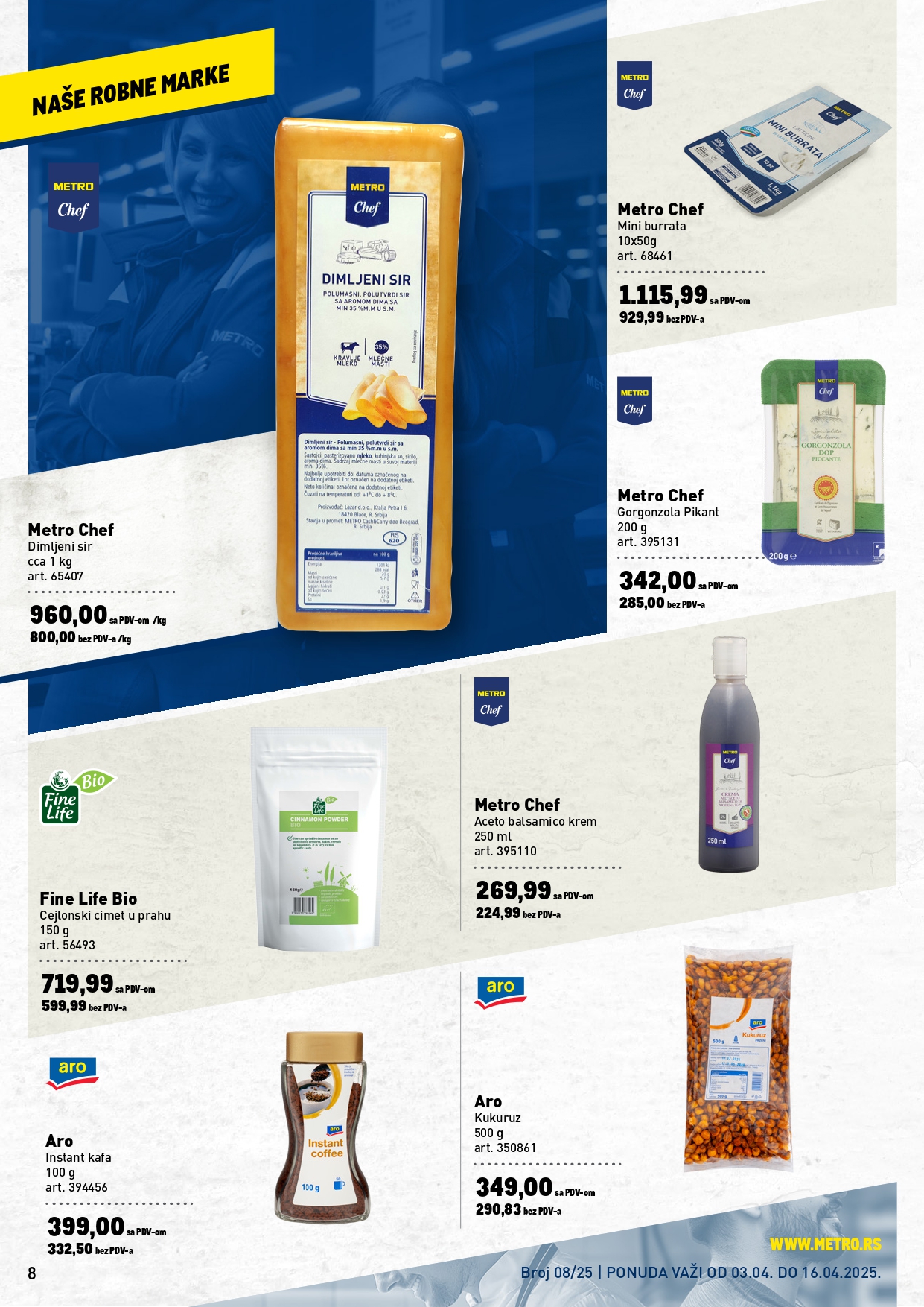 Metro katalog PREHRANA/NEPREHRANA 3-16.4.2025.