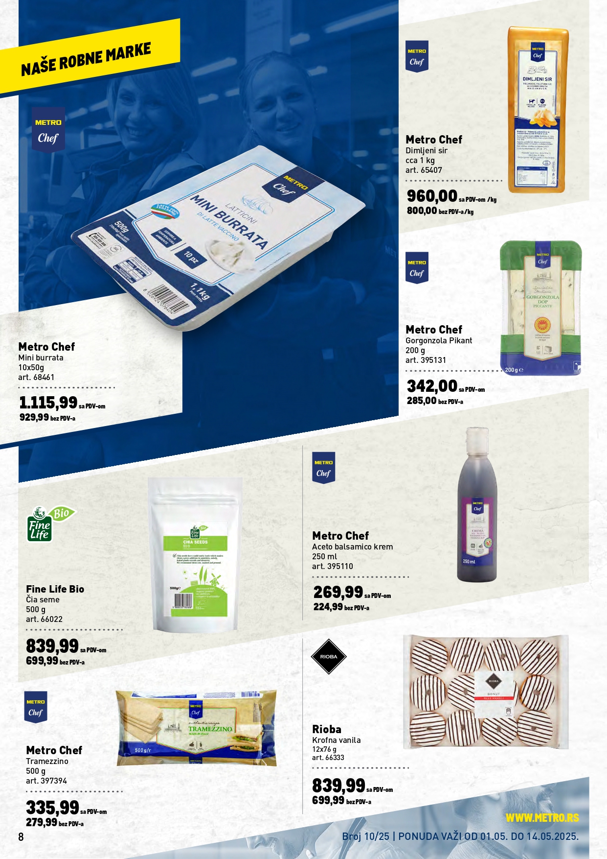 Metro katalog PREHRANA/NEPREHRANA 1-14.5.2025.