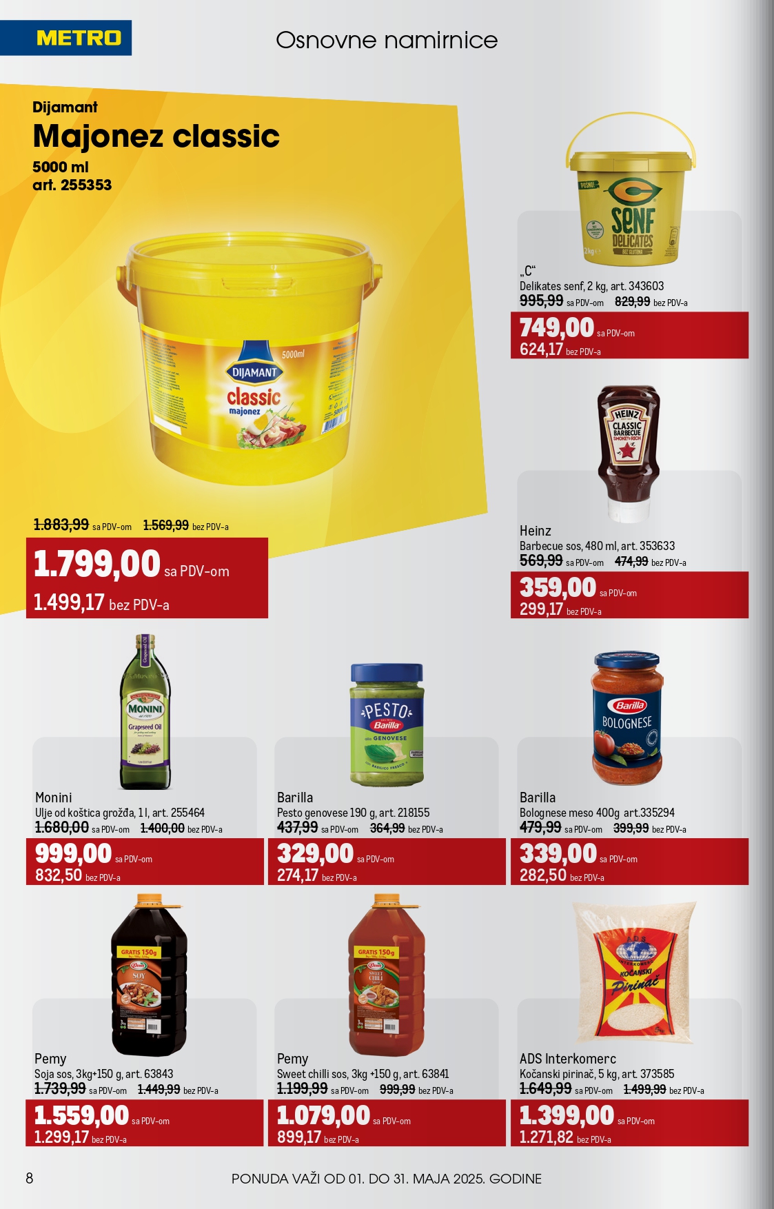Metro katalog UGOSTITELJI 1-31.5.2025.