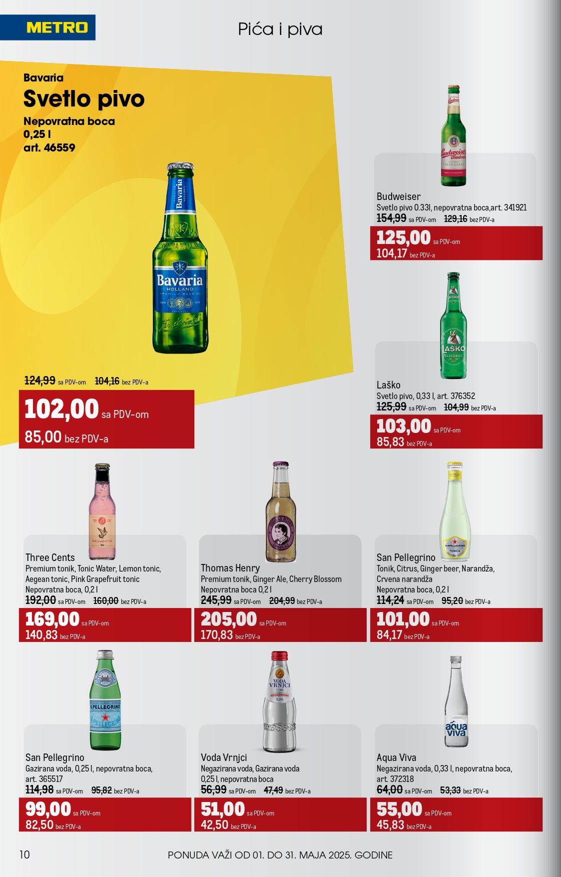 Metro katalog UGOSTITELJI 1-31.5.2025.