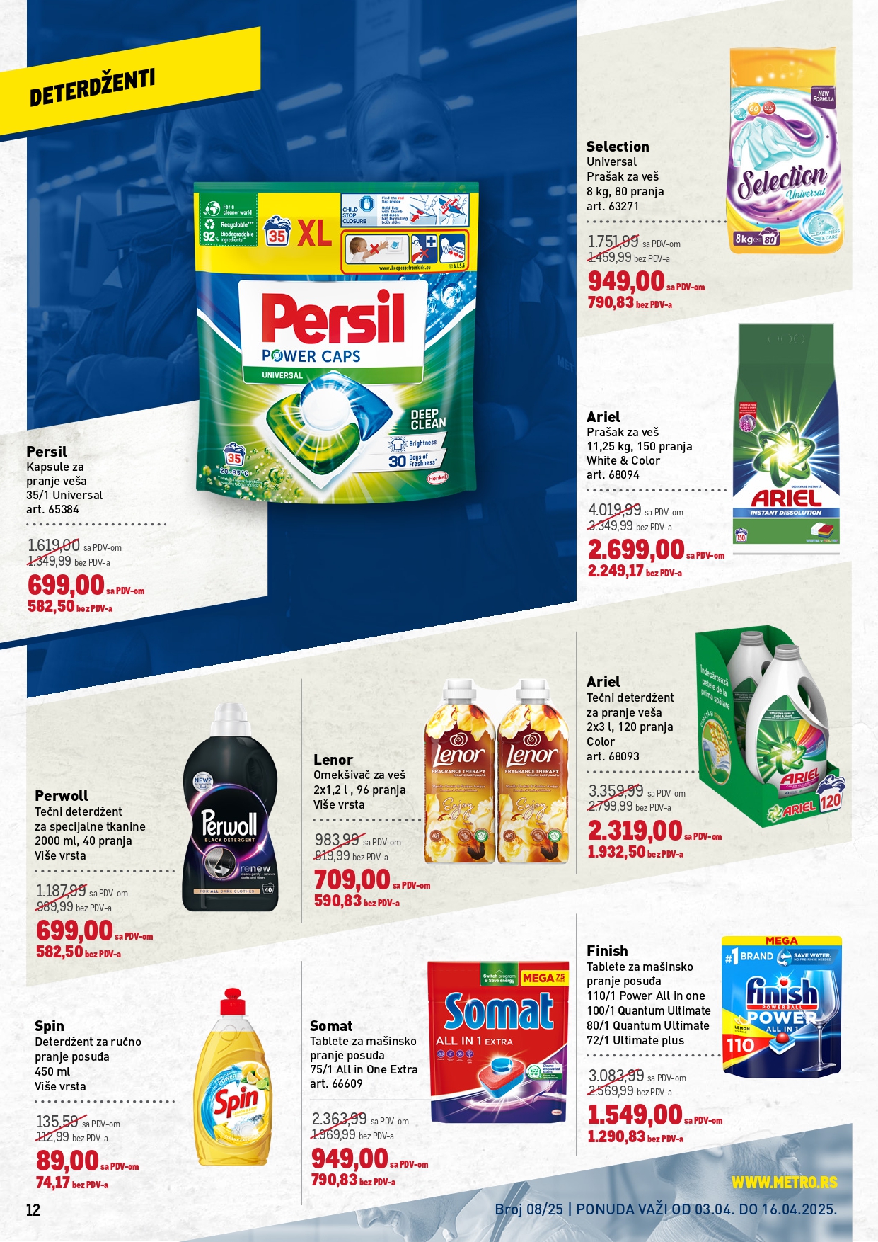 Metro katalog PREHRANA/NEPREHRANA 3-16.4.2025.
